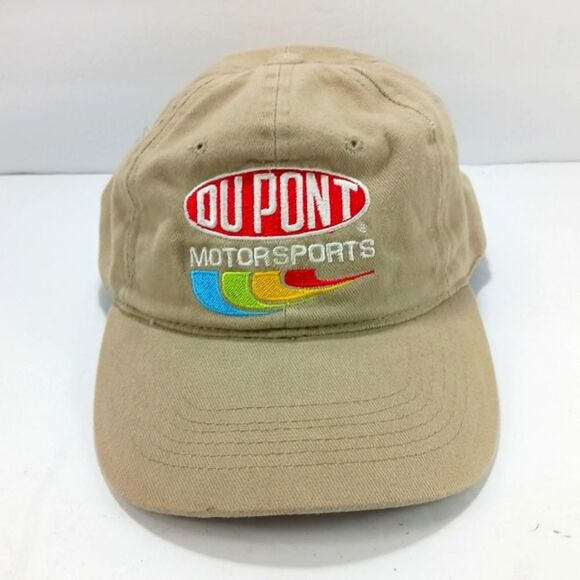 Vintage NASCAR Chase Authentic Tan Jeff Gordon DuPont Snap Back OS Embroidered.. - Picture 1 of 9